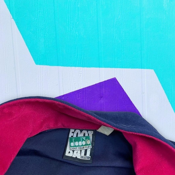 Vintage Velour Diadora Track Jacket - Picture 4 of 4